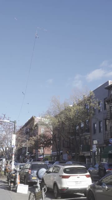 Street, parked cars.